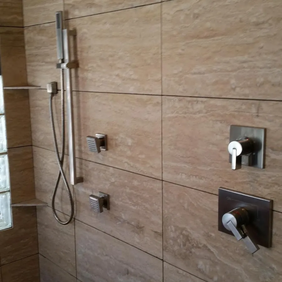 Shower fixture installation for Water Heater Installation in Durham
